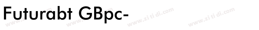 Futurabt GBpc字体转换
